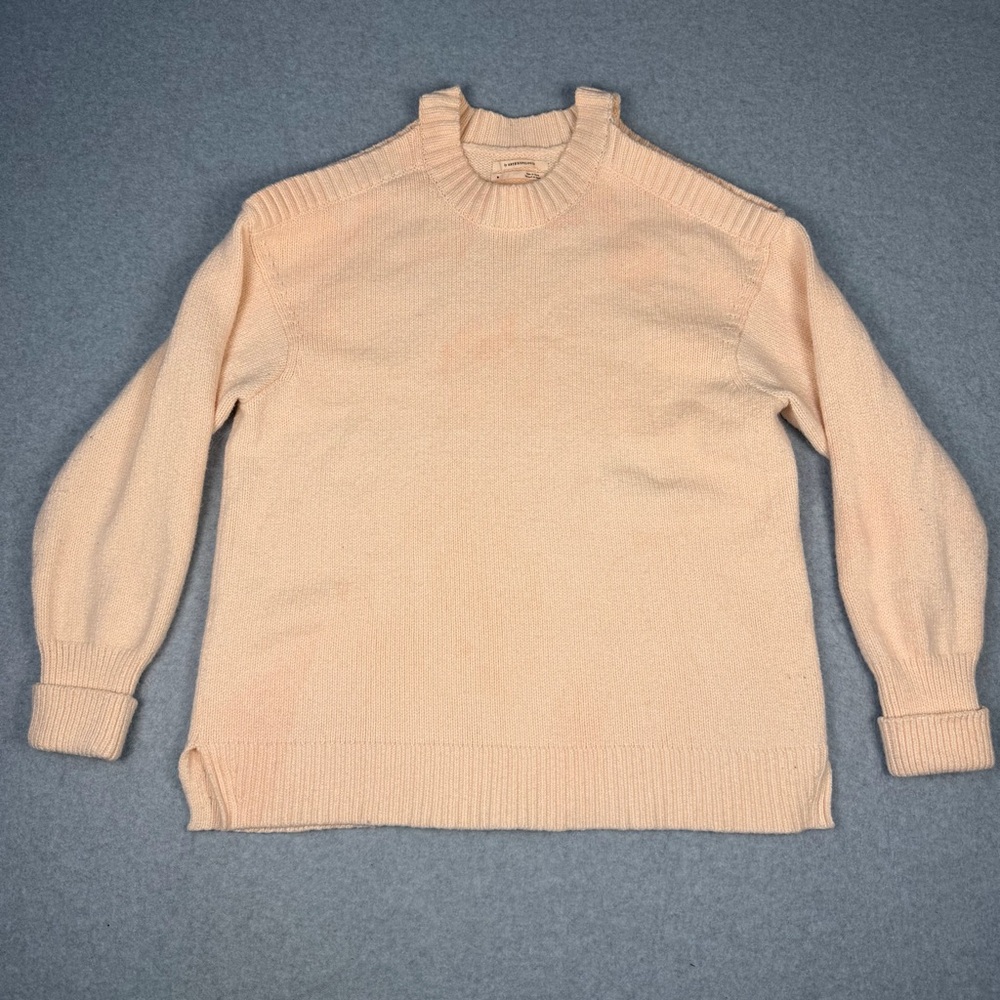 Anthropologie Blush Off-the-Shoulder Sweater